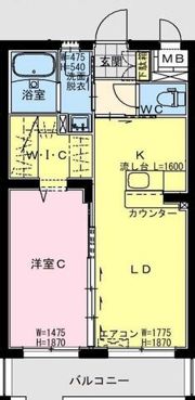 ベルビルJの間取り画像