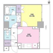 プラウドタワー亀戸の間取り画像