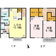 D-Room東岩田Ⅰの間取り画像