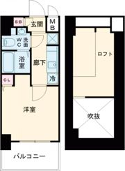 エステムコート神戸県庁前IVグランディオの間取り画像