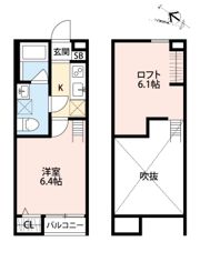 サヴォイ東林間の間取り画像