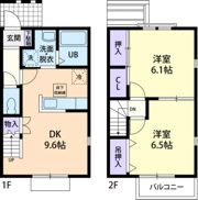プラザ花岡Bの間取り画像