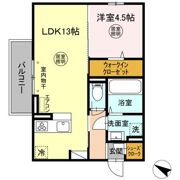ウエスト・パーク Bの間取り画像