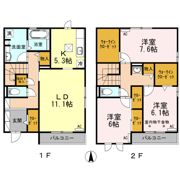 Mederu★Maison(ﾒﾃﾞﾙﾒｿﾞﾝ) Ⅰの間取り画像