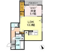 Poteau du 南屋敷の間取り画像