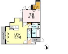 Poteau du 南屋敷の間取り画像