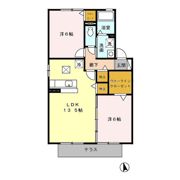 パークハイム水城 A棟の間取り画像