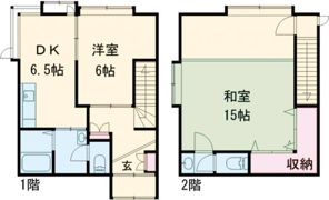 東山3丁目 貸家の間取り画像