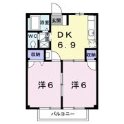 ラフランスAの間取り画像