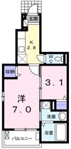 ジェルメⅡの間取り画像
