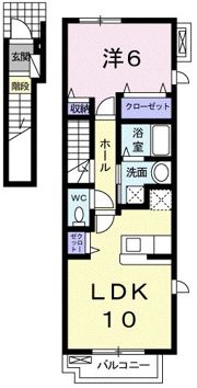 サンハイツの間取り画像
