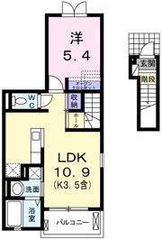 ルレエシャトーⅡの間取り画像
