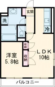 ミウ・ベリーベルの間取り画像