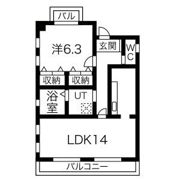 K-stage Ⅵの間取り画像