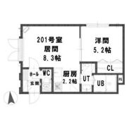 ルミエール麻生6の間取り画像