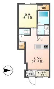 フリーダム安積の間取り画像