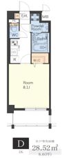 ヴィッラ アプリーレ 西新南の間取り画像