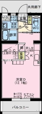 ベルビルJの間取り画像