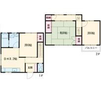 香西南町一戸建の間取り画像