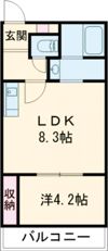 ジーメゾン東加古川の間取り画像