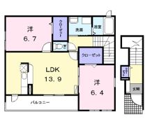ヌフ・アンジュの間取り画像