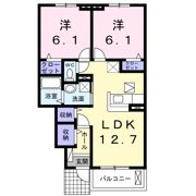 カルムメゾンの間取り画像