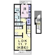 リバージュ厚木Ⅲの間取り画像
