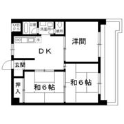 コーポ国光の間取り画像