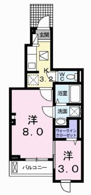 ハレレア59の間取り画像