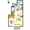 コーポ陽だまり Aの間取り画像