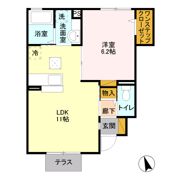 アクアベーネ Aの間取り画像
