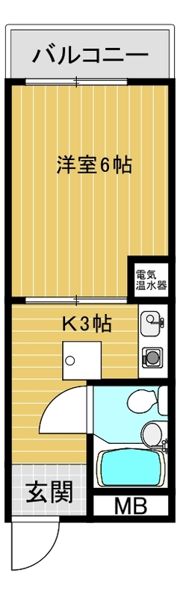 ハイツSea＆Seeの間取り画像