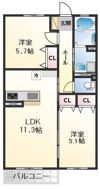 ローザンコートの間取り画像