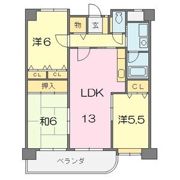 シャロン山之手の間取り画像