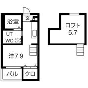 メリュートの間取り画像