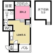 ミレニア栄生の間取り画像