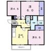 グランメール旗ヶ崎Ⅱの間取り画像