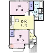 エクセレンテ北原 Aの間取り画像