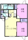 ビューフォート 弐番館の間取り画像