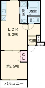 フジパレス堺諏訪森Ⅲ番館の間取り画像