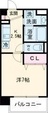 コージーコートの間取り画像