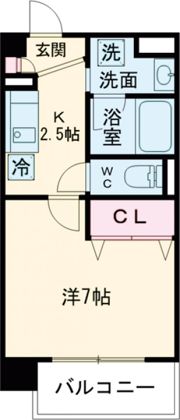 コージーコートの間取り画像