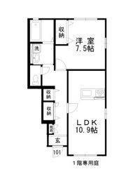 ラグドールBの間取り画像