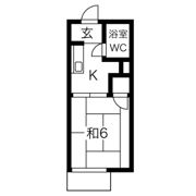 桜山朝日マンションの間取り画像