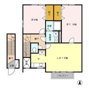 カーサ クイント Bの間取り画像