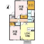 セジュールRay Aの間取り画像