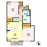 コンフォート Aの間取り画像