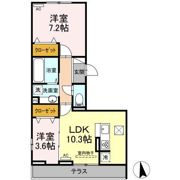 オーヴェスト深大寺の間取り画像