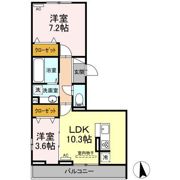 オーヴェスト深大寺の間取り画像