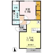 プラージュⅡの間取り画像